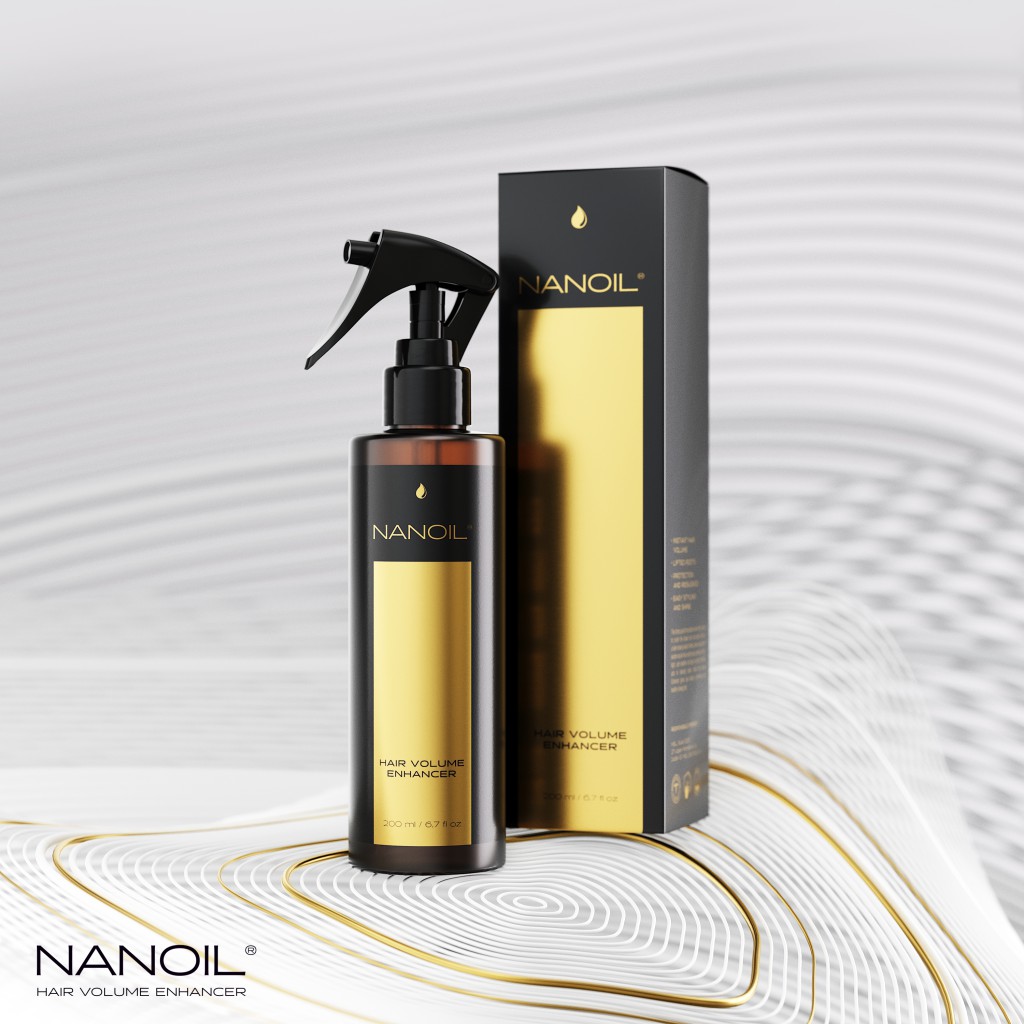 Volumenspray für Haare Nanoil