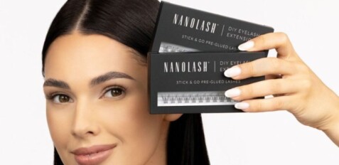 nanolash Vorgeklebte Wimpern für die Verlängerung zu Hause