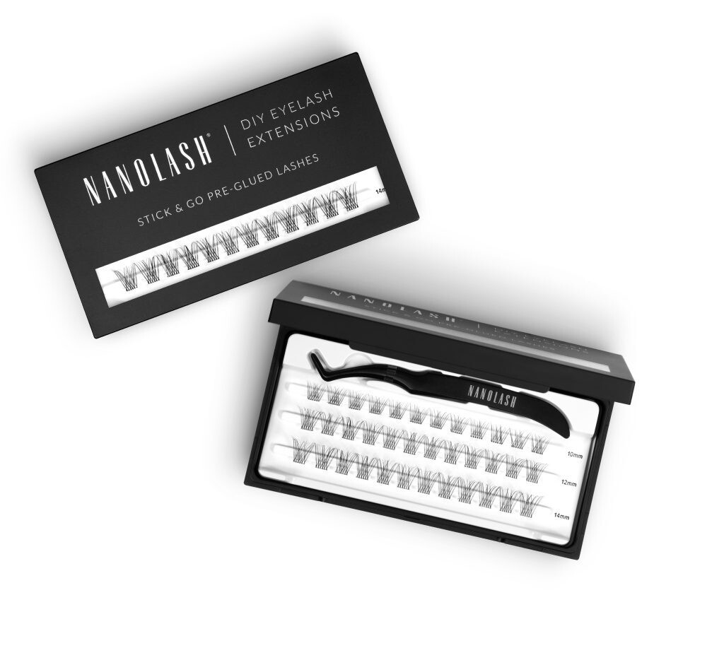 nanolash Pre-Glued Wimpernbüschel für Wimpernextensions zu Hause